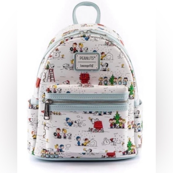 Loungefly | Bags | Peanuts Happy Holidays Mini Backpack | Poshmark